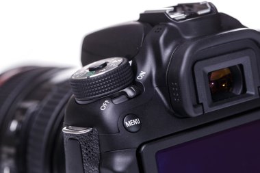 DSLR fotoğraf makinesi yakın çekim