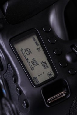 DSLR fotoğraf makinesi yakın çekim