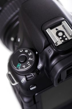 DSLR fotoğraf makinesi yakın çekim