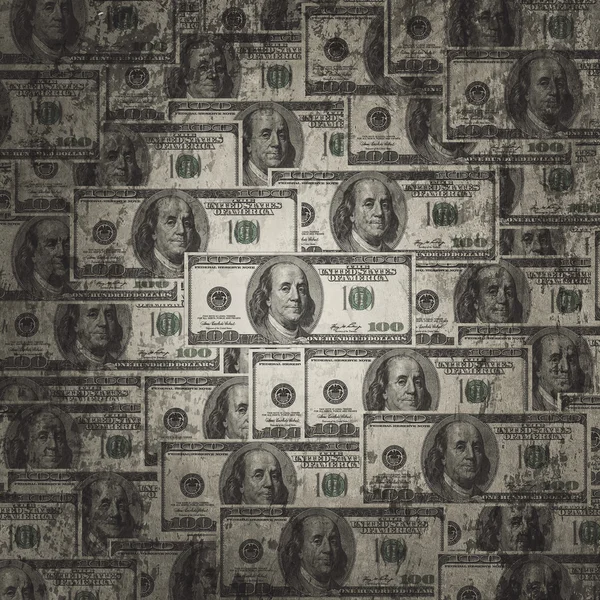 American hundred dollar bills — Stock Photo, Image