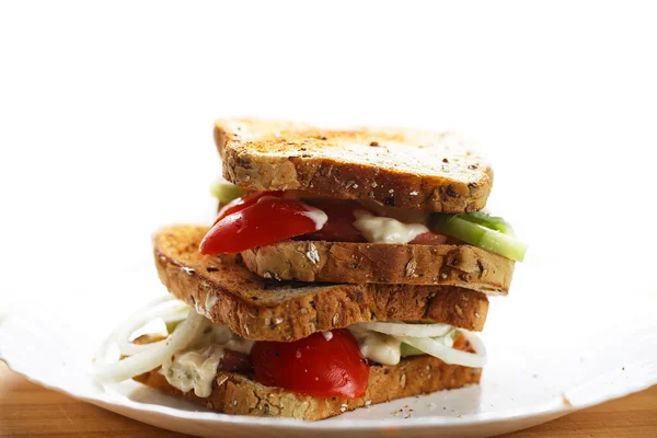 Home made sandwiches — Stock Photo, Image