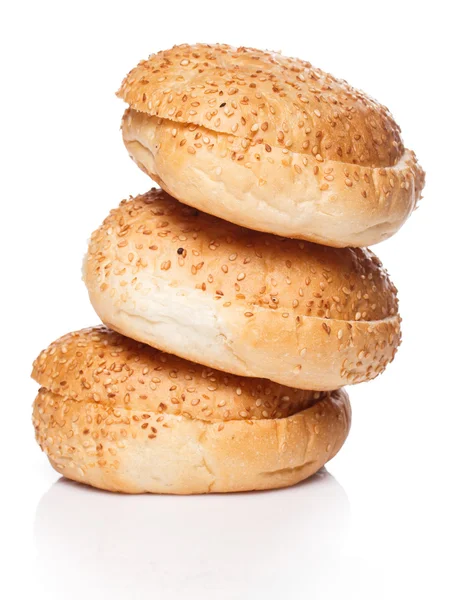 Broodjes voor Hamburger — Stockfoto