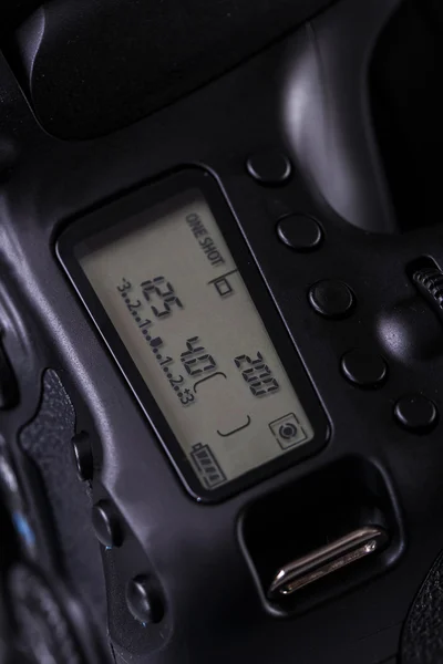 Detailní záběr Dslr fotoaparát — Stock fotografie