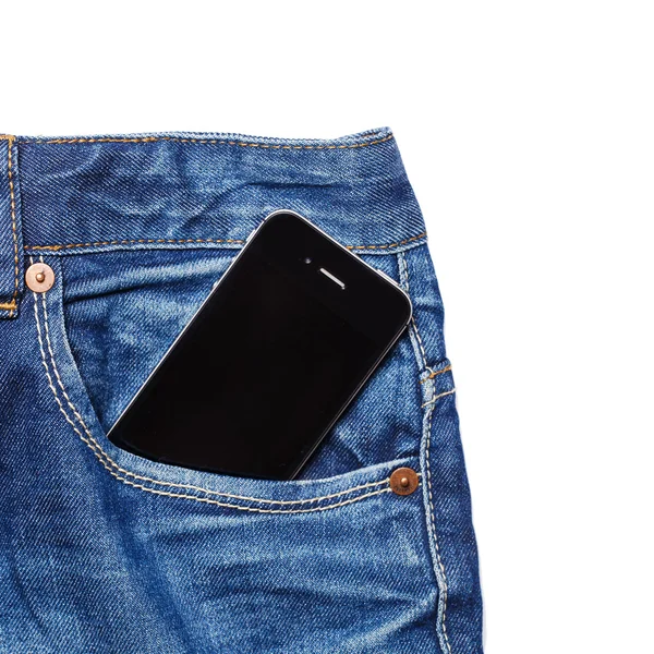 Phone in pocket — Stock Photo, Image