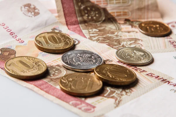 Rubli russi — Foto Stock