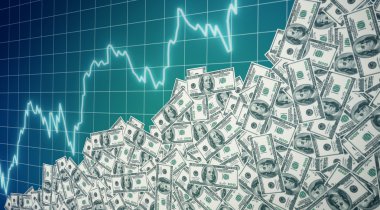 Yükselen dolar olan grafik