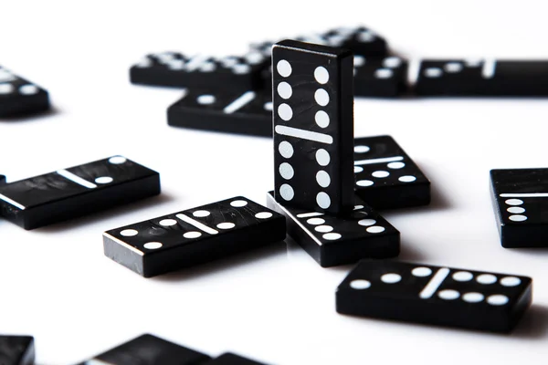 Bitar av domino — Stockfoto