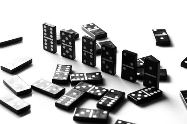 Pieces of domino — Stock Photo, Image