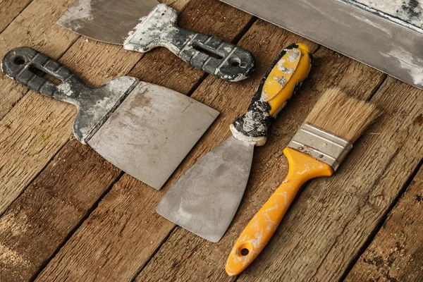 Kit de cuchillos de masilla — Foto de Stock