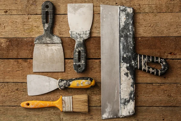 Kit de cuchillos de masilla — Foto de Stock