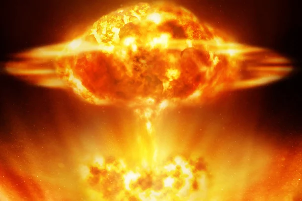 Nukleare Explosion — Stockfoto
