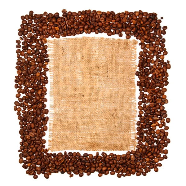 stock image Coffee and sackcloth