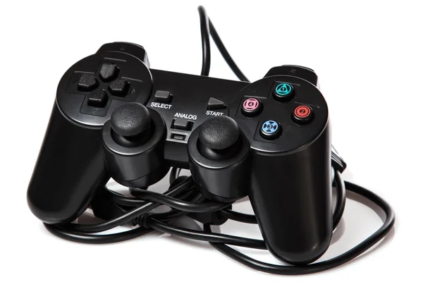 Black gamepad — Stock Photo, Image