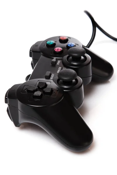 Svart gamepad — Stockfoto