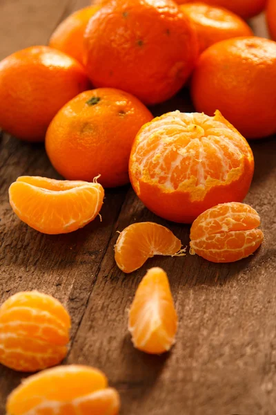 Свіжі та солодкі мандарини — стокове фото