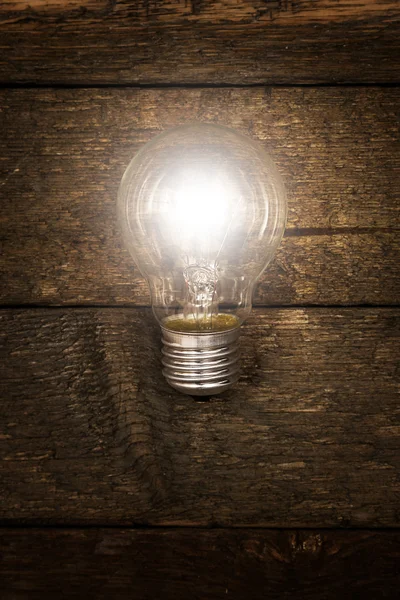 Glowing lightbulb — Stock Photo, Image