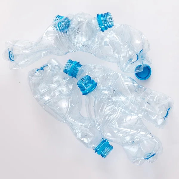 Bottini di plastica usati — Foto Stock