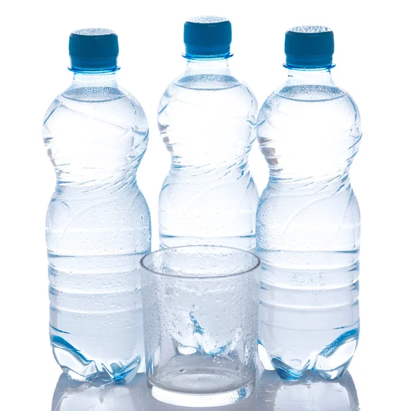 Bottles with water — Stock Photo, Image