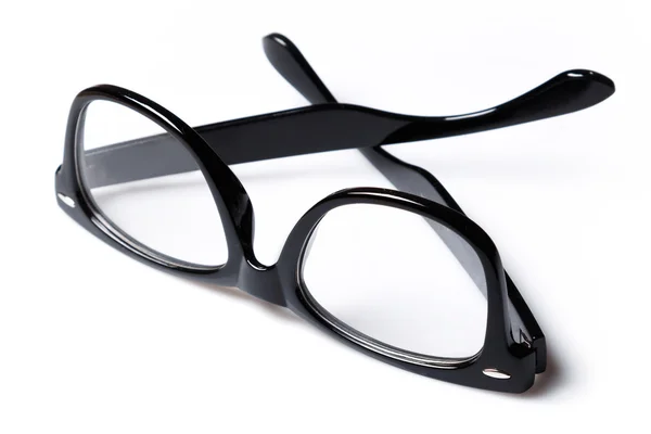 Okulary z czarnej obręczy — Zdjęcie stockowe