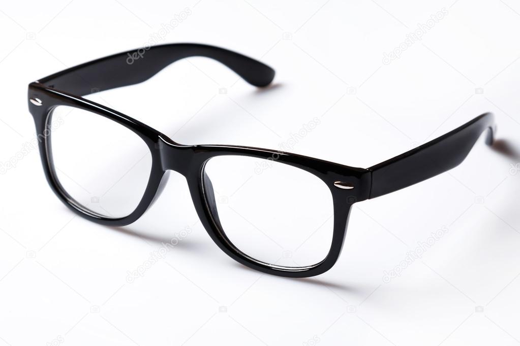 Eyeglasses with black rim