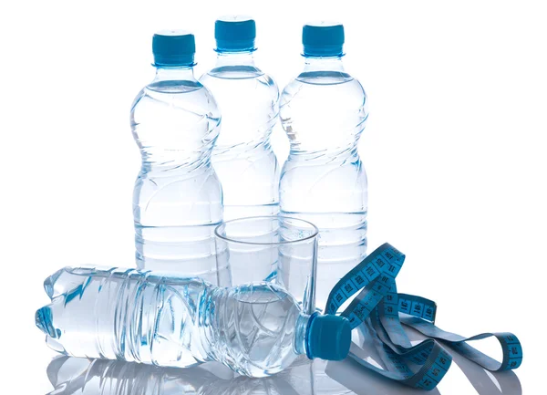 Bottles with water — Stock Photo, Image