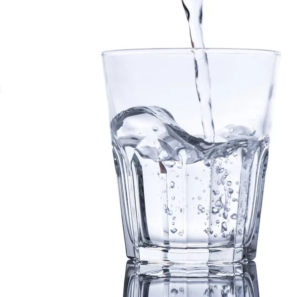 Glass with fresh water — Stock Photo, Image