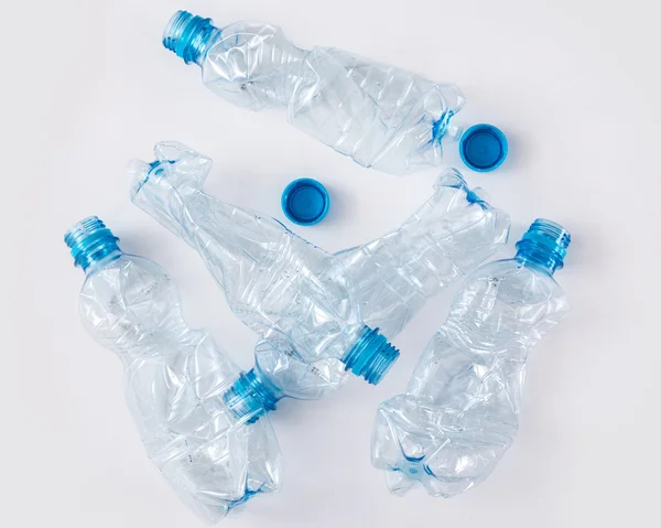 Bouteilles en plastique utilisées — Photo