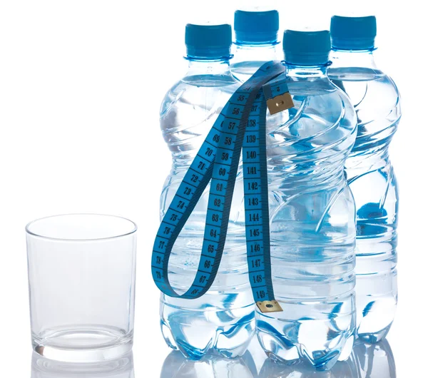 Bottles with water — Stock Photo, Image