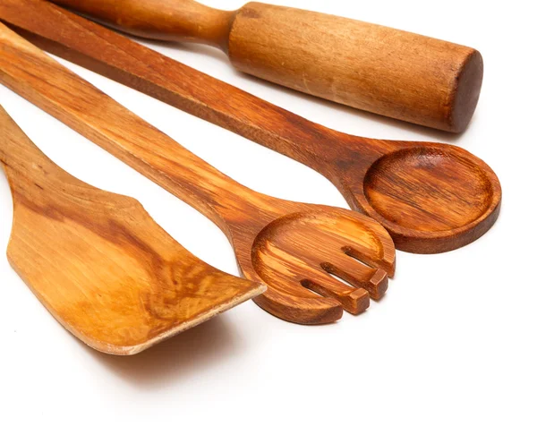 Utensilios de cocina de madera — Foto de Stock