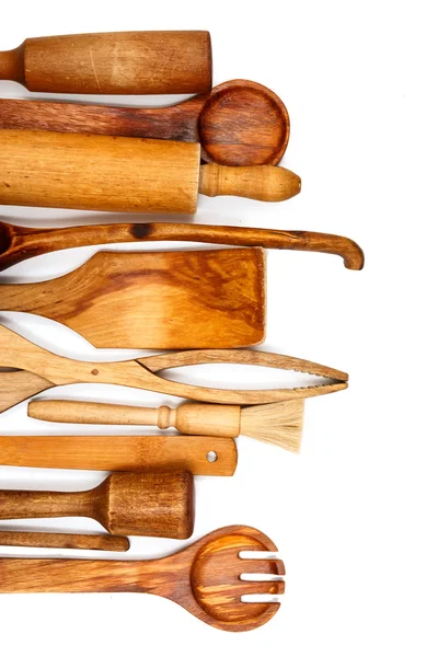 Utensilios de cocina de madera — Foto de Stock