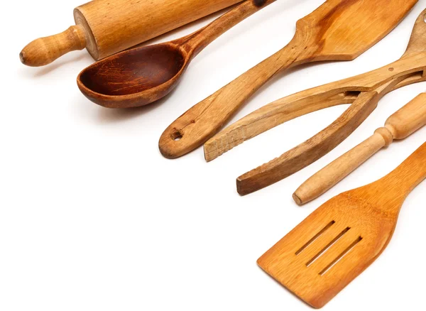 Utensilios de cocina de madera — Foto de Stock