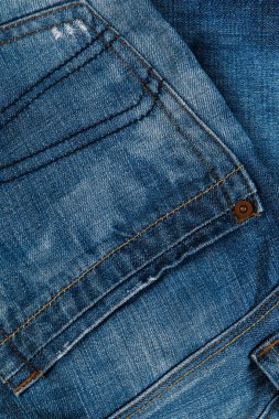 closeup, yüzünden, kot pantolon