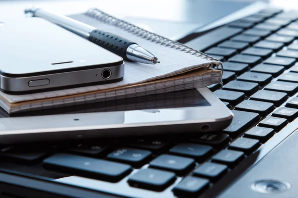 Close up of workplace — Stock Photo, Image