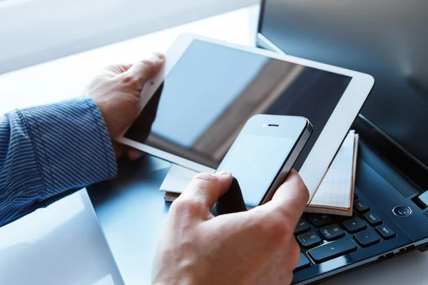 Nahaufnahme vom Arbeitsplatz — Stockfoto