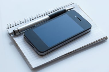 Smart phone and notepad