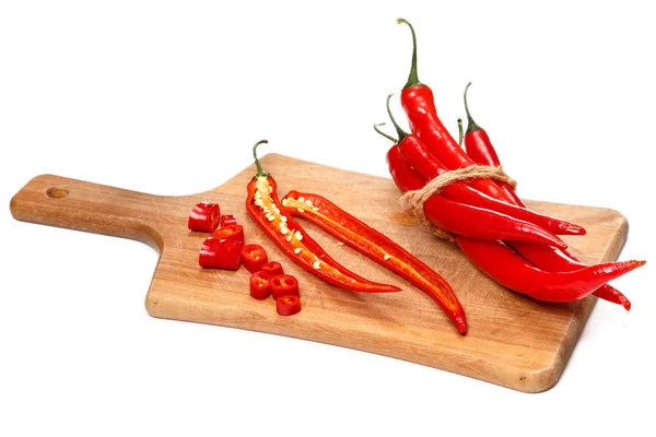 Red chili peppers — Stock Photo, Image