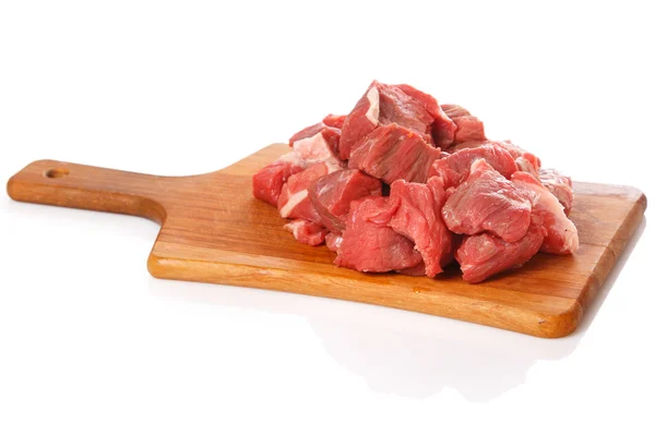 Raw meat on board — Stock Photo, Image