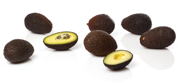 Stapel van kleine avocado 's — Stockfoto