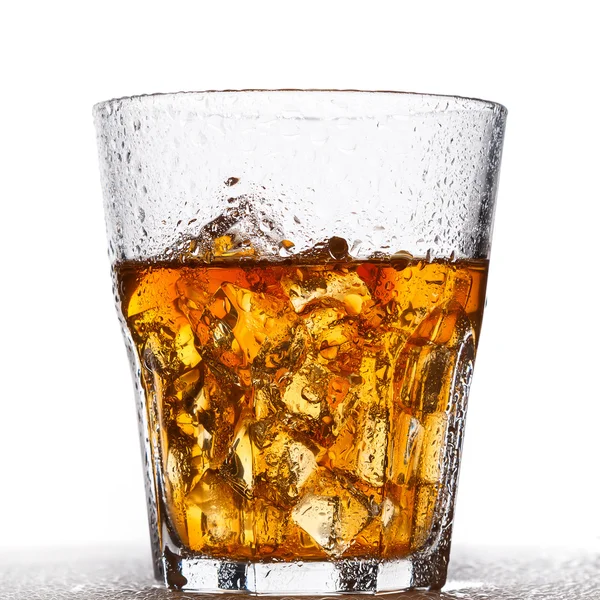 Glas med whisky — Stockfoto