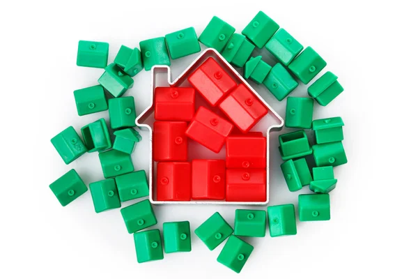 Small toy houses — Stock Photo, Image
