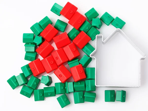 Small toy houses — Stock Photo, Image