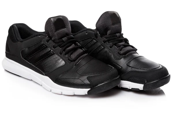 Fekete sport cipő — Stock Fotó