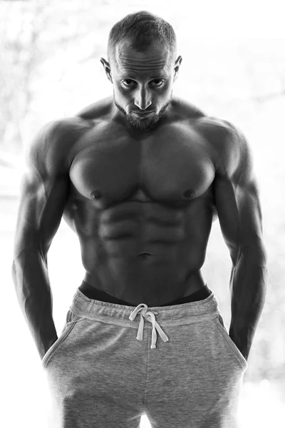 젊은 근육 질의 남자 — 스톡 사진