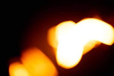 Grafik Tasarım Kaynağı olarak Bulanık Turuncu Işık Bokeh.