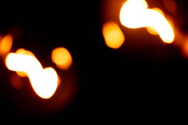 Grafik Tasarım Kaynağı olarak Bulanık Turuncu Işık Bokeh.