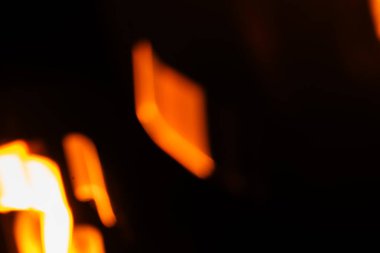 Grafik Tasarım Kaynağı olarak Bulanık Turuncu Işık Bokeh.