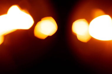 Grafik Tasarım Kaynağı olarak Bulanık Turuncu Işık Bokeh.