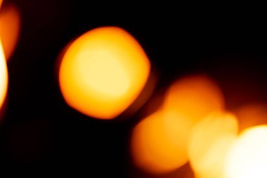 Grafik Tasarım Kaynağı olarak Bulanık Turuncu Işık Bokeh.