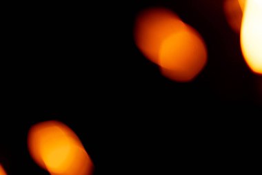 Grafik Tasarım Kaynağı olarak Bulanık Turuncu Işık Bokeh.