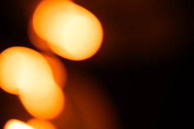 Grafik Tasarım Kaynağı olarak Bulanık Turuncu Işık Bokeh.